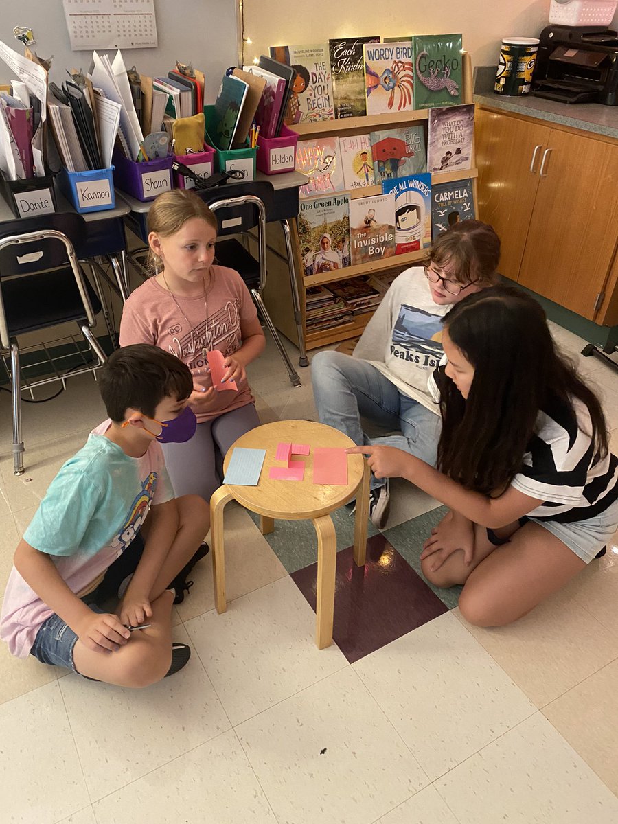 mizconnor's tweet photo. Group building and problem solving     using a mystery object. https://t.co/Xbb5DnsOix