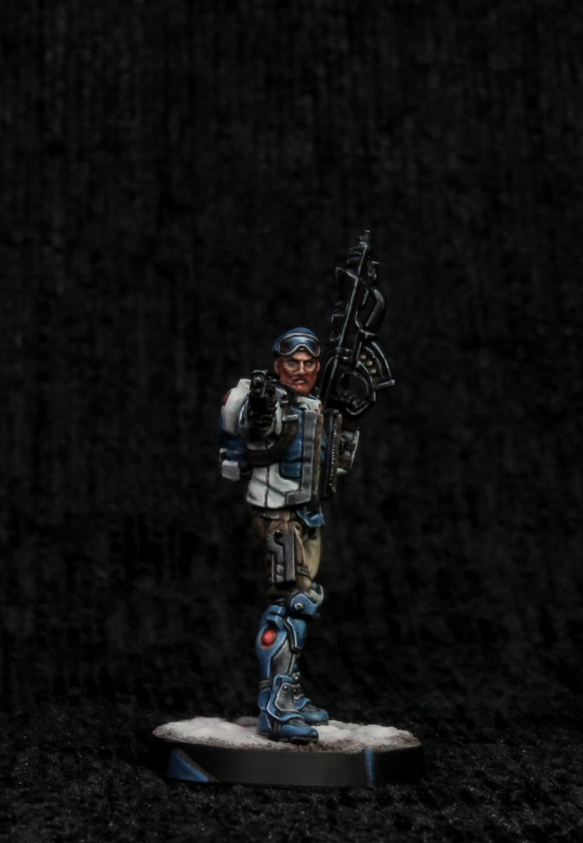 Hope4sun's tweet image. Finally started work on the #panocenia half of the #Operationkaldstrom boxset, still working on taking pics with a black background too 🤗 
Awesome miniatures from @corvusbelli_ @InfinityTheGame 

#infinitycodeone 
#N4