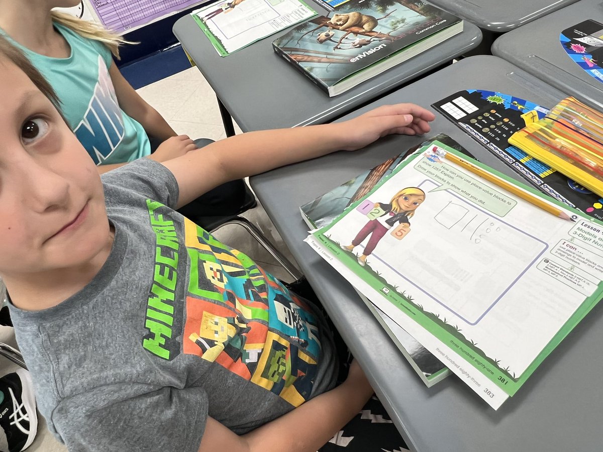 KiserClass's tweet image. During @SavvasLearning Solve &amp;amp; Share time, students have the opportunity to share their responses to math problems. It is amazing how many different ways we can find to arrive at an answer. #WeAreMidview #ProblemSolvers #GotMath #PlaceValue