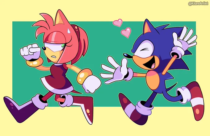 This dynamic would be funny, ngl. xD#SonicTheHedeghog #SonAmy 