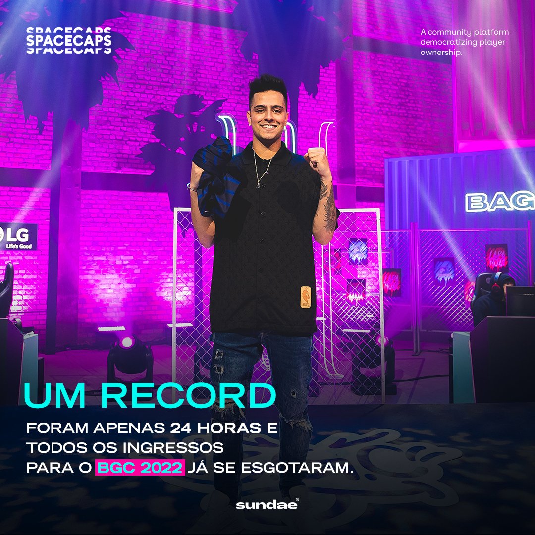spacecapsgg's tweet photo. Esse evento presencial gigante produzido pela @sundae_gg , empresa integrante do ecossistema spacecaps, junto com o Coringa (@loud_victor ), entrou para a história do Ticket360 com a maior fila de espera para compra de toda a história do site.
https://t.co/j4pt7n8Ihk https://t.co/0ySlqL7iu8