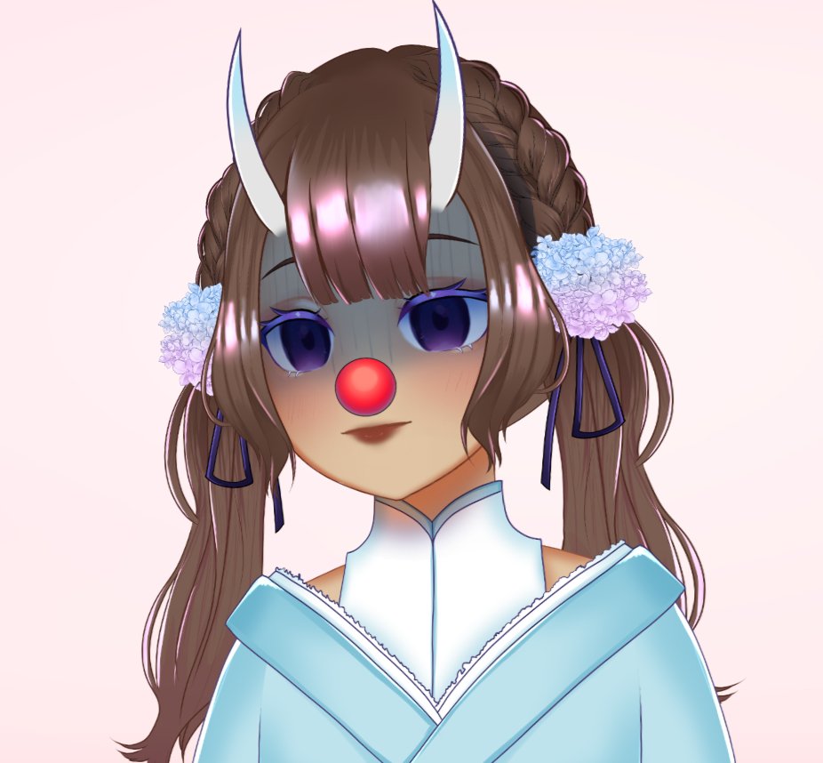 Getting ready for my clown stream tonight... #VTuber