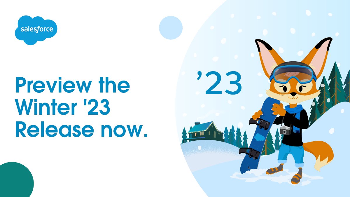 #DF22 is right around the corner!

Get a sneak peek at some of the features that will be featured at Dreamforce by checking out the Winter '23 #SalesforceRelease Preview: sforce.co/3eOPBYg