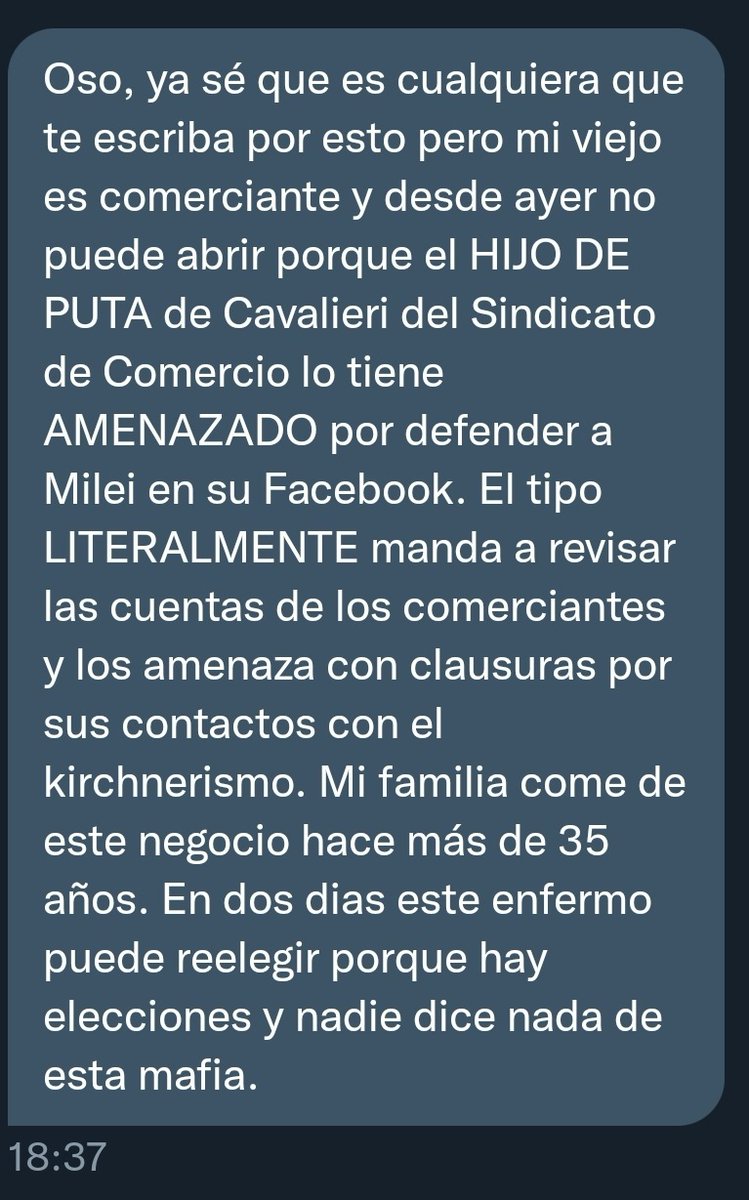 En 2 días son las elecciones en el sindicato de comercio y los comunistas tienen que empezar a volar de una vez por todas del poder. Cuando esto pase, Argentina será potencia para SIEMPRE.

Que #ChauCavalieri sea tendencia YA