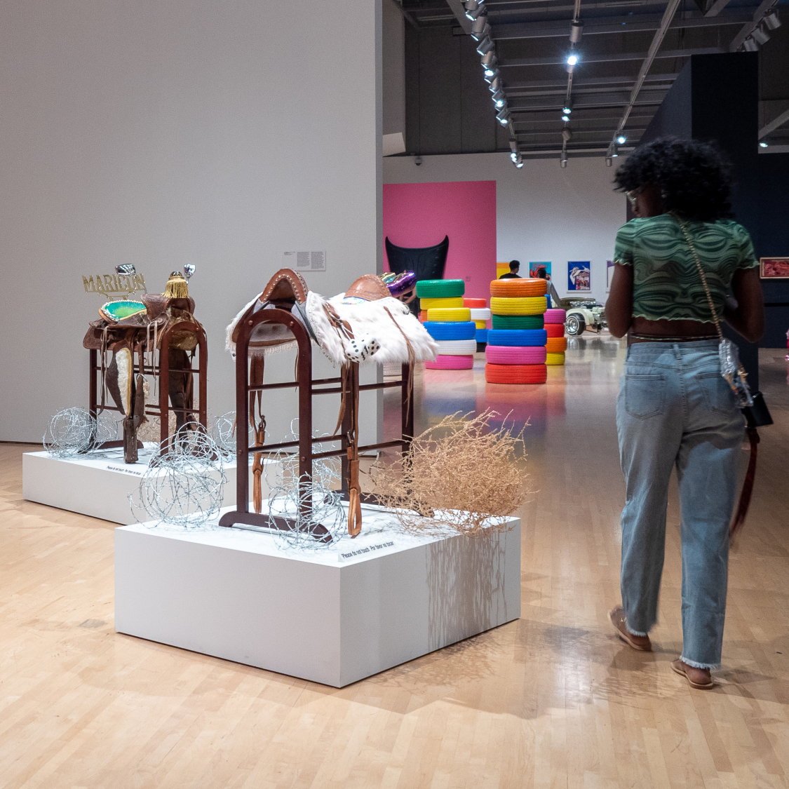 Desert Rider 🏜️🚗🛹 /// Closing this Sunday, don’t miss your last chance to experience the artistic and sociopolitical expressions of custom-ride culture, and its influence on Latinx and Indigenous artists working in the Southwest. 🎟️ Info + tickets at phxart.org/desert-rider.