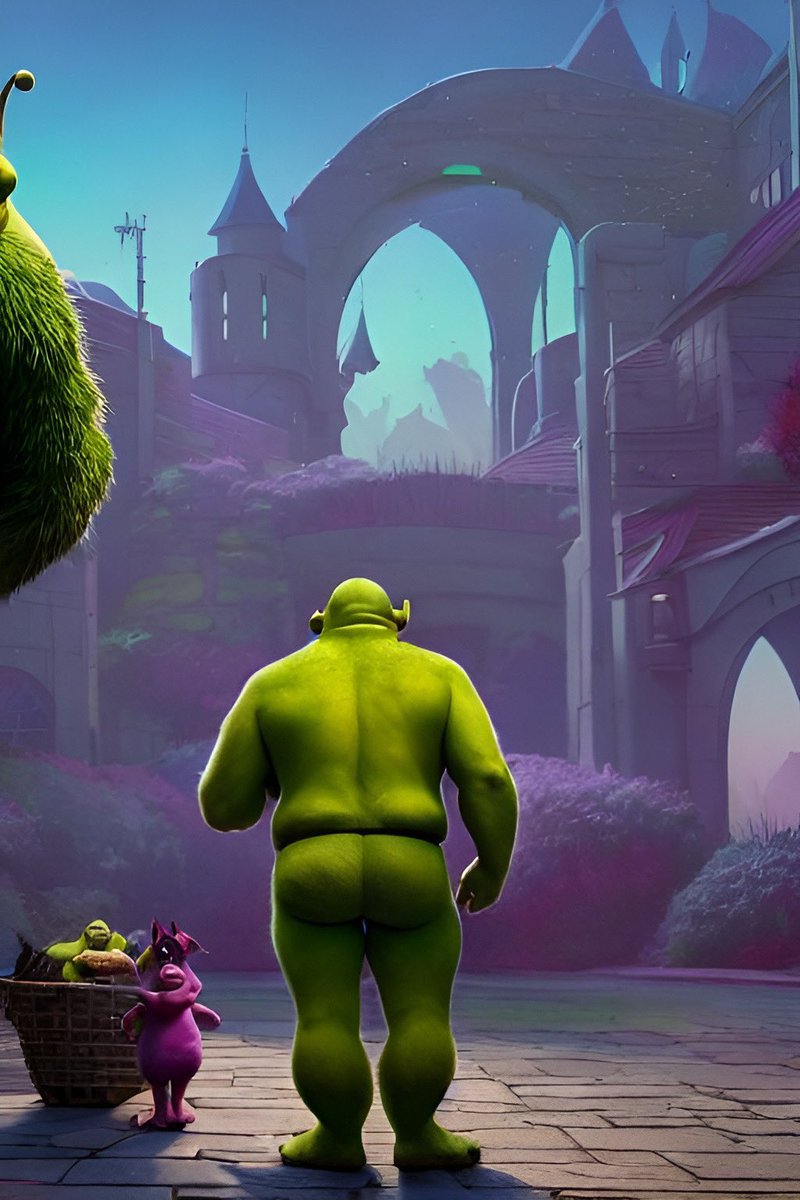 PlumpieB's tweet photo. I got to admit, Shrek 5 or the reboot of Shrek movie be looking Beautiful tho. Nice previews; DREAMWORKS! #Emmys2022 https://t.co/6KiSDCj9Qh
