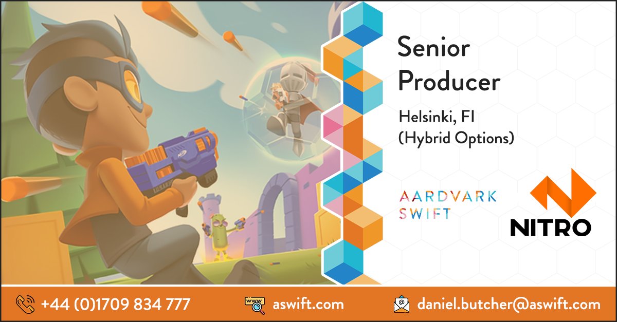 Nitro Games are looking for a Senior Producer to join their team in either Kotka or Helsinki, Finland.

Apply Here: https://t.co/NsjdnhMkia

#GameJobs #GameDevJobs #Production https://t.co/Zz0TOQeRea