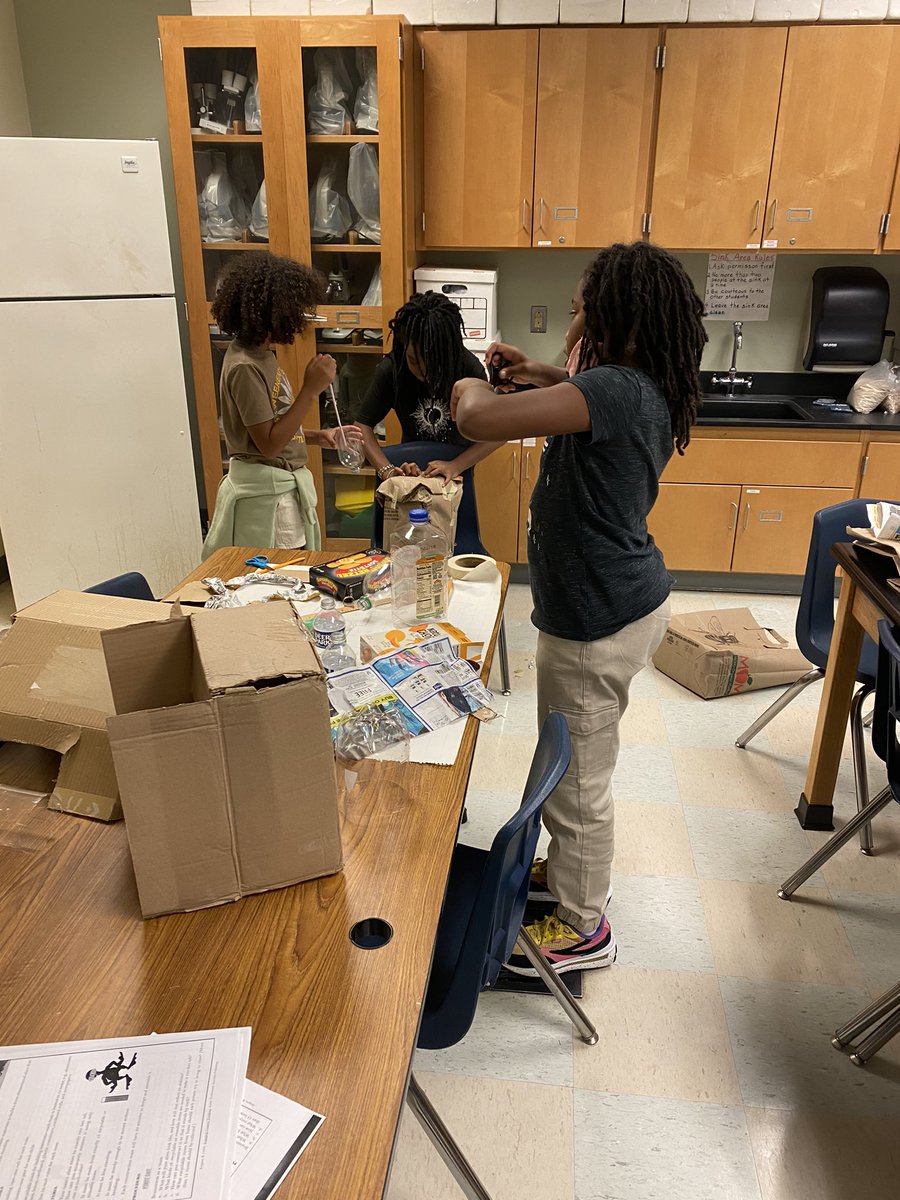 4th &amp; 5th grade TAG students worked on their creative thinking project today! Creating aliens out of recyclable materials. Their excitement was contagious. <a href="/NorthviewES/">Northview ES-PGCPS</a> <a href="/PGCPSTAG/">PGCPS TAG OFFICE</a>