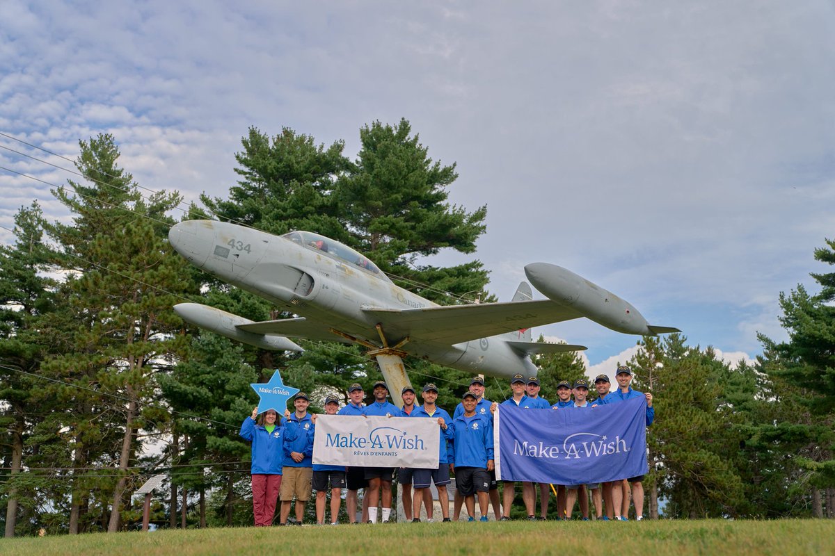 AprtrPerception's tweet photo. The @MakeAWishCA #runforwishes team made it to Greenwood, NS.

Go #hmcsncsmhalifax #greenwood #novascotia https://t.co/285weTdOoX
