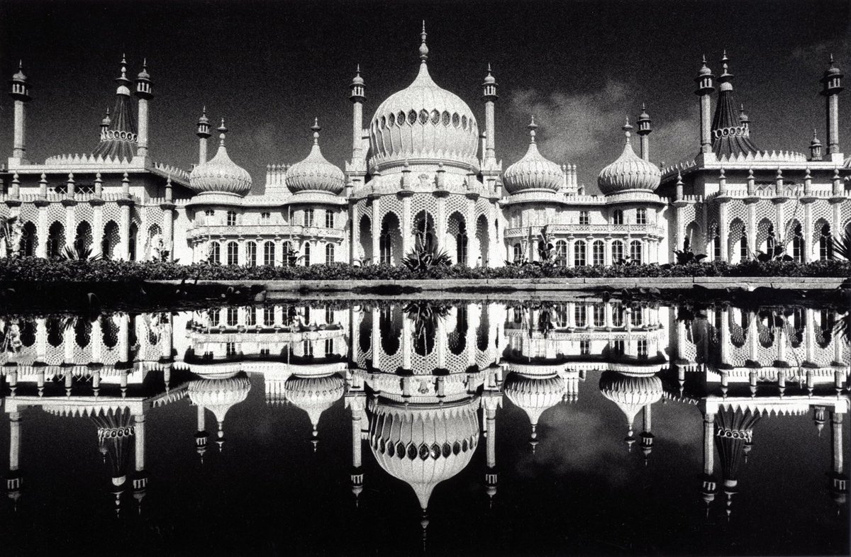 irvbphoto's tweet photo. As a teenager, seeing a Roger Bamber photo of the Royal Pavilion and pool in @AP_Magazine showed me how the camera can, if not lie, convey a different reality. Always stuck with me as a “first influence” and a big influence. https://t.co/DGZVUdArJp https://t.co/PXFtUQzr43