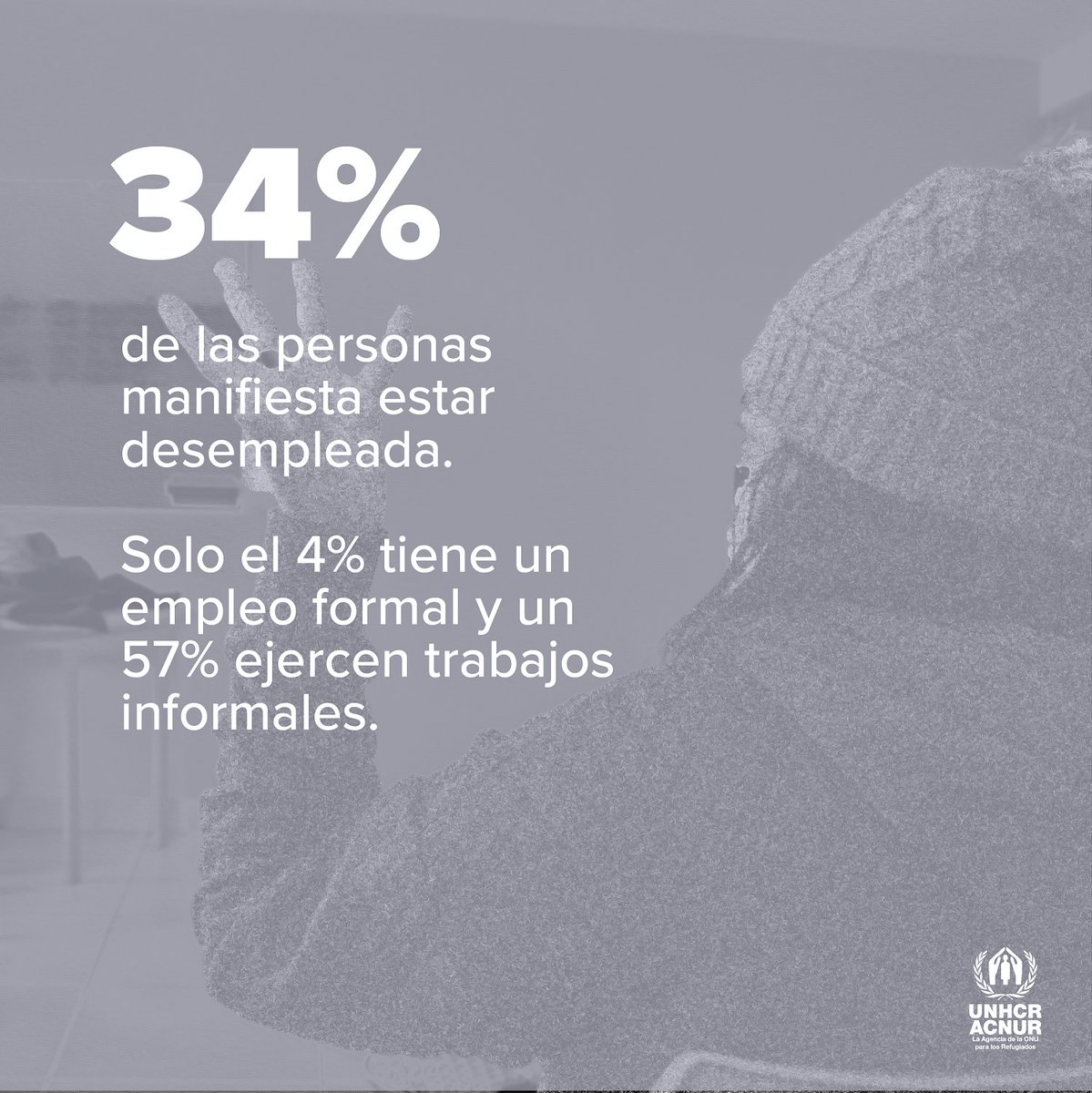 La inclusión laboral es clave para que las personas refugiadas puedan aportar sus conocimientos y habilidades al desarrollo de sus países de acogida. En #Quito, solo el 4% de las personas en movilidad tiene empleo formal. Conoce más en nuestro reporte: bit.ly/MonitoreoQuito