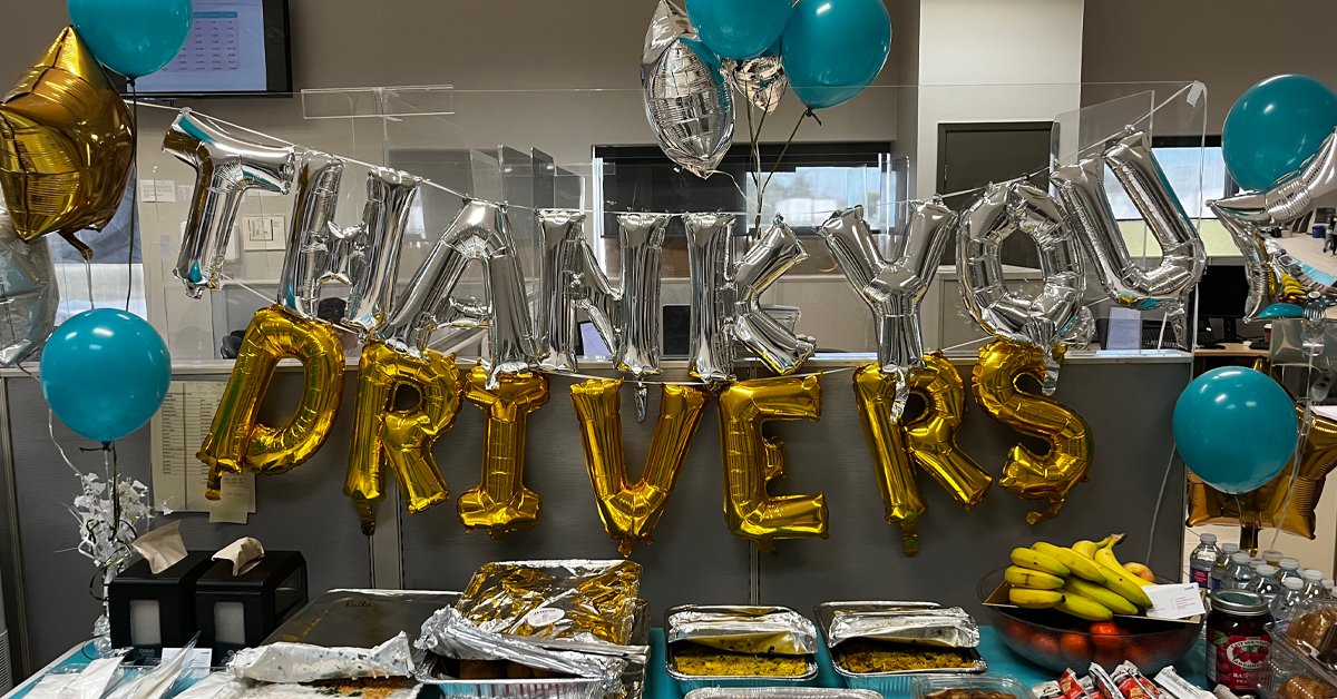 DriveTransX's tweet photo. This week we celebrate Driver Appreciation Week across North America with driver rewards, prize draws and catered meals! 

Thank you drivers: we hope you know how appreciated you are this week and every week. 

#ThankADriver #DriverAppreciationWeek #DriverAppreciation #DAW2022 https://t.co/KGFJ5rFan0