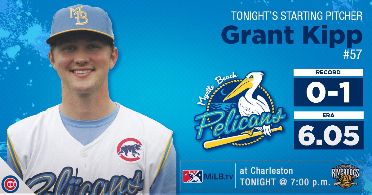 Pelicanbaseball's tweet photo. Grant Kipp gets the nod for game one.

#MBPelicans https://t.co/6cfyrt9cG2