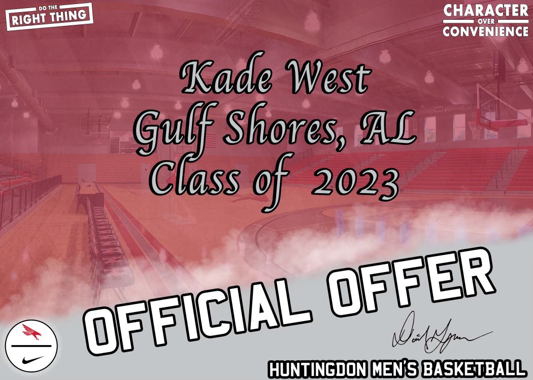 After a great visit and talk today with @CoachDGurganus  <a href="/CoachAMoe/">Coach Alex Moe</a>  I am blessed to receive an offer from Huntingdon college!  #Hawkem
