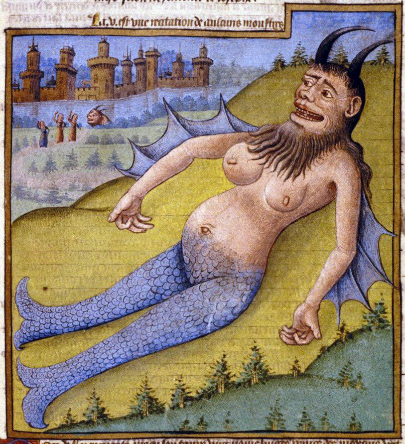 ianveneno's tweet photo. No puede ser que pongan una Sirenita negra porque va en contra de la representación histórica de las sirenas medievales!

Las sirenas medievales: https://t.co/3bK4QCQ9Gd