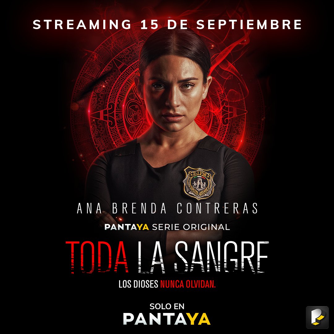 escuchaz's tweet image. Este 15 de septiembre descubrirás porque Tenochtitlán ha despertado. No te pierdas el estreno de la nueva serie original de @StreamPantaya  #TodaLaSangre 🩸 con las actuaciones estelares de #AaronDiaz y @anabreco  #Pantaya #TodaLaSangre