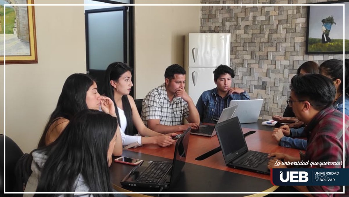 ueboficial_ec's tweet photo. Estudiantes🗣️carreras:Comunicación,Derecho,Turismo y Educación Intercultural Bilingüe,mantuvieron reunión d trabajo👉Dra Viviana Suárez,presidenta Club Montañismo e Ing Germán Sánchez,docente d Turismo; estos profesionales, guían a los alumnos en el proyecto d vinculación UEB. https://t.co/NdrUVwzEaS