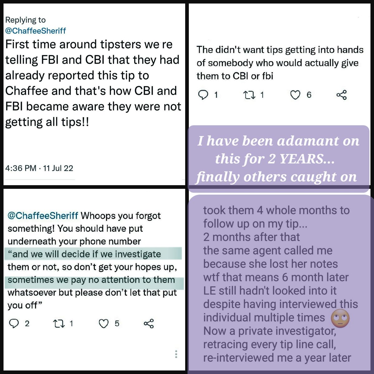 jackedGItract's tweet photo. @PAULANEALMOONEY @asawtexas @Blondeblueeyes9 Until the other is located &amp;interviewed her identity/relevance can't be eliminated #findVagabondSue is what LE should have done but ignored tips Now every single tip's being REinvestigated privately 
Must be DF tho
No need to check tips LE- Plunder has eliminated the possibility https://t.co/3EMPfCU0g6