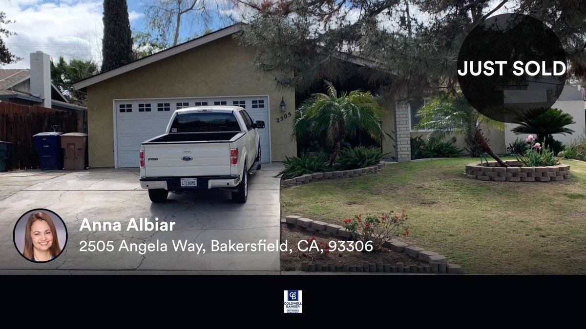 AlbiarAnna's tweet photo. 🛌 3 🛀 2
📍 2505 Angela Way, Bakersfield, CA, 93306

My latest sale on RateMyAgent
https://t.co/XwiM9VkUcq

...
#ratemyagent #realestate https://t.co/iYk8MJlb6N