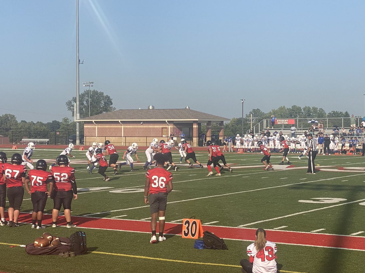 Osage Trail Falcons are up 16-0 at the half against Bingham. Keep it up! #OTFalcons