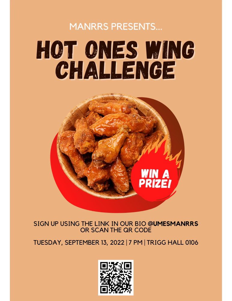 Don’t forget about the Wing Challenge! Submissions are closed but you can still come out and watch! ❤️