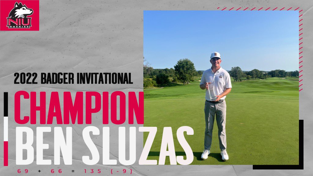 RyanSedevie's tweet photo. Proud of @BenSluzas2021 Congrats on a bogey-free round of 66 today to win the Badger Invitational (A place near and dear to my heart!) Ben shot rounds of 69-66 for a total of 135 (-9). #RollDawgs #TheBestIsYetToCome #TheHardWay https://t.co/UTZ1TpqyJK