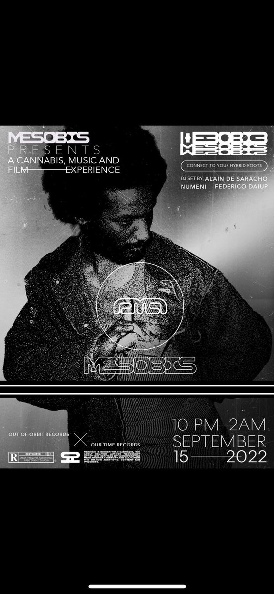 RebudNFT's tweet photo. ✨Another event? Let’s go! ✨
Are you a @RebudNFT holder? If so, come vibe with us this Thursday night along with #Mesobis x #OutofThisWorld x #OutTime Records!
A night full of music, cannabis and film 🎶🌱😶🌫️🎞
Location: DTLA
Dm us for more details and to rsvp 💚 https://t.co/0sDdhfdlw9