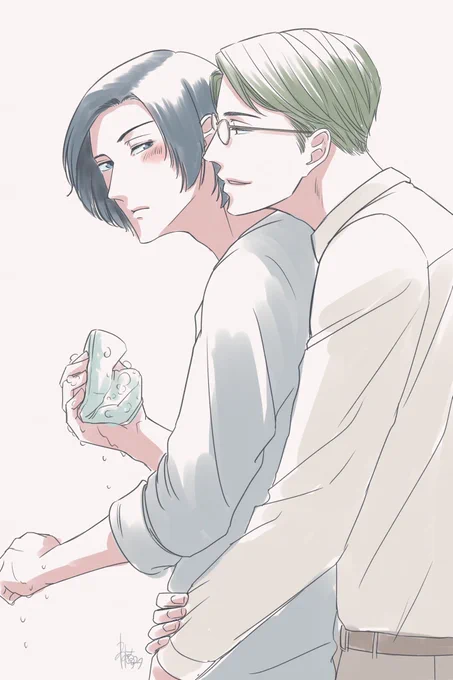 洗い物してるんですけど#創作BL #マサカン 