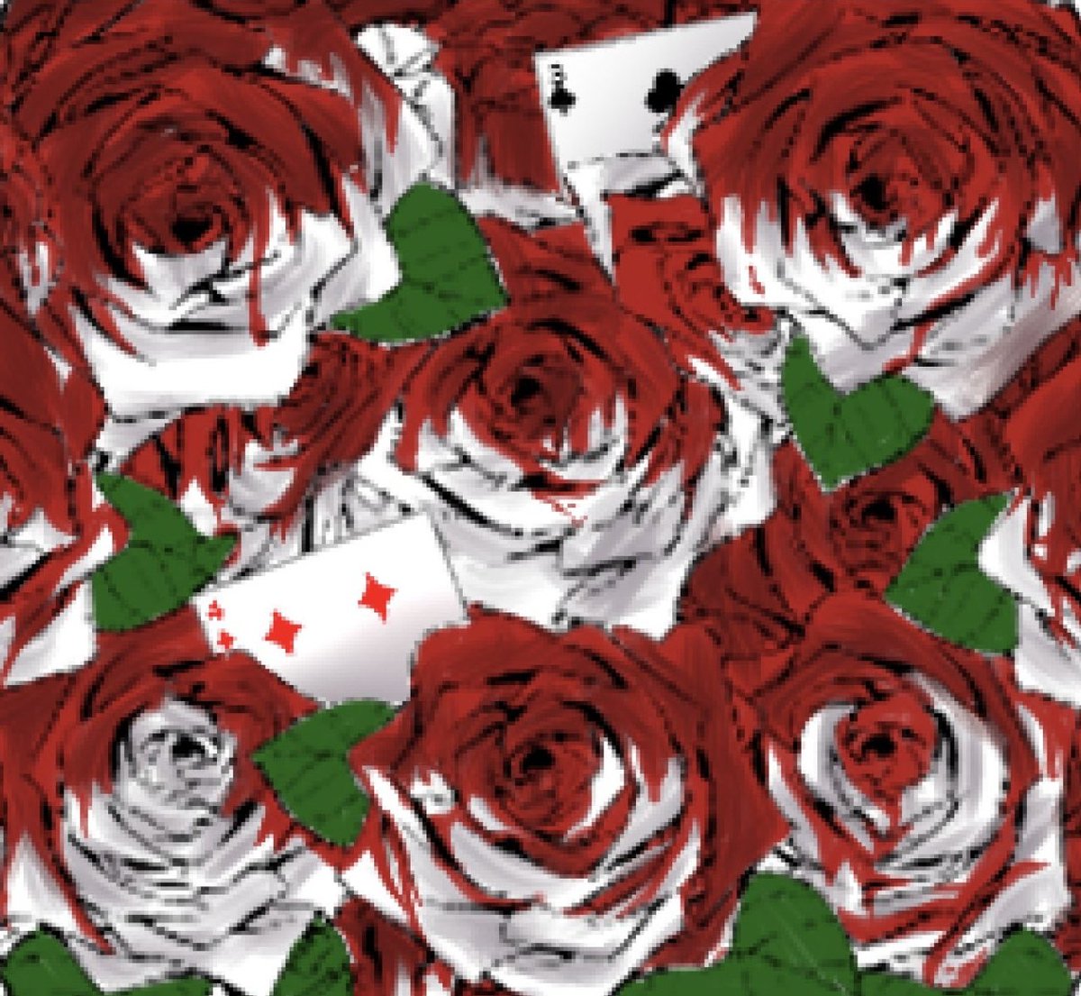 rose flower red flower red rose 1girl solo white flower  illustration images