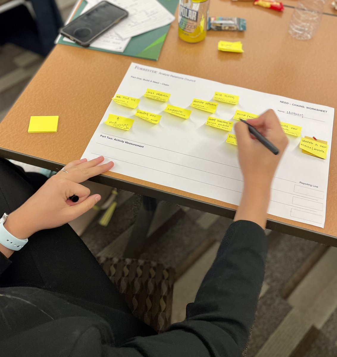brookekotsonis's tweet photo. Impressive energy at our #ForrARC Autumn Pre-Meeting Deep Dive, rolling up our sleeves for AR planning. Can’t wait to officially kick things off tmro! #wwkld #forrester #archat https://t.co/hf9FWw0Kua