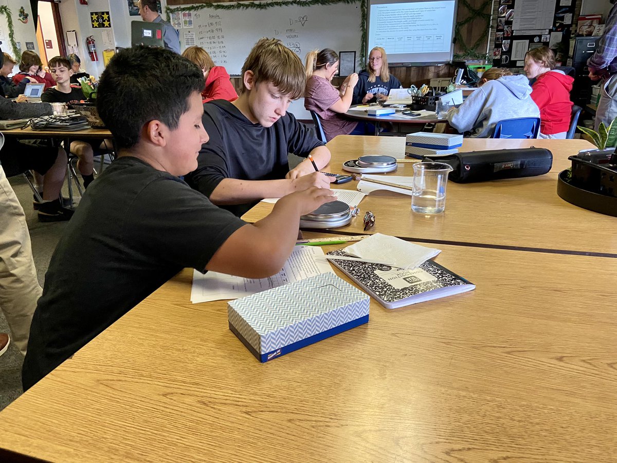 ECLocal's tweet image. Sweet activity at ECMS today. Ms.Dunham’s 8th grade scientists calculated the relative density of candy bars in science class. #ECAstroPride