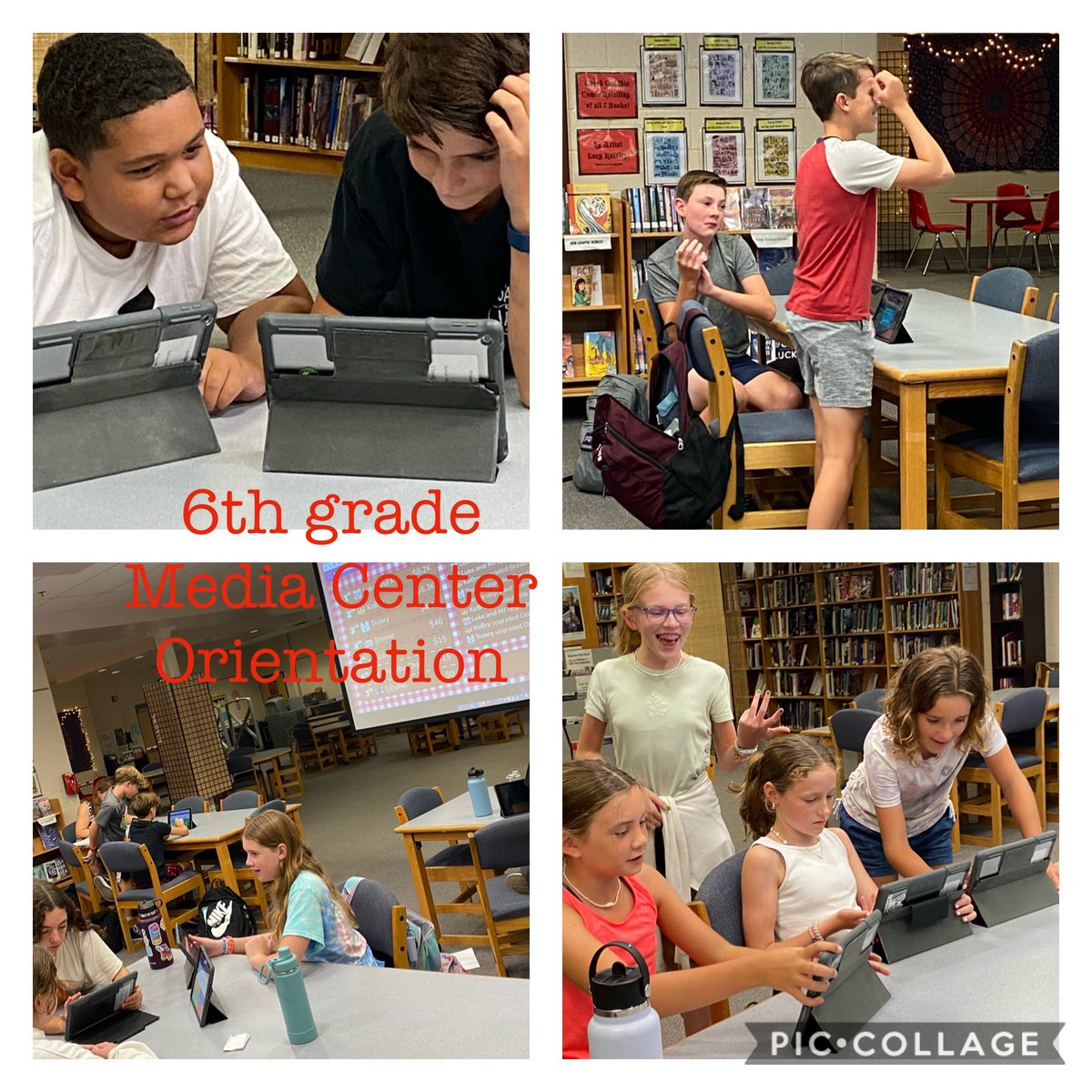 Welcome back <a href="/rms_htsd/">@rms_htsd</a>! 6W was in the Media Center today for library skills building and orientation. Our favorite part definitely was testing our knowledge of the library catalog using @playblooket. <a href="/TabRivas/">Tabitha Rivas</a> <a href="/_htsd/">Haddon Township Schools</a>