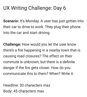 esierr1's tweet image. Day 6 of the #DailyUXWritingChallenge. Share your comments 🙏 

#UXWriting  #UserExperience #UX #UXWritingChallenge