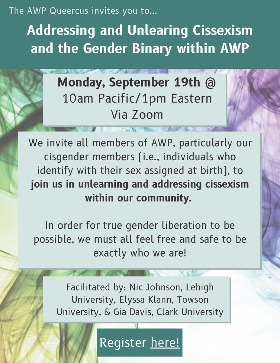 Section For Advancement of Feminist Psychology tweet media