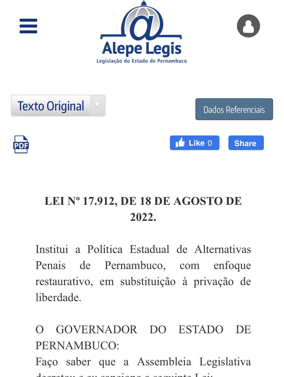Rbarreto1s's tweet photo. Brazilian state of #Pernambuco enacts 1st law regulating #NonCustodialMeasures. Key step to reduce #prisonovercrowding in a state w/ high incarceration rate. 
Great to have helped plant its seeds w/ @CNJ_oficial &amp; @PNUDBrasil
Full📗: https://t.co/1rIFF5XdiI
#TokyoRules https://t.co/kDYUSBJh4t