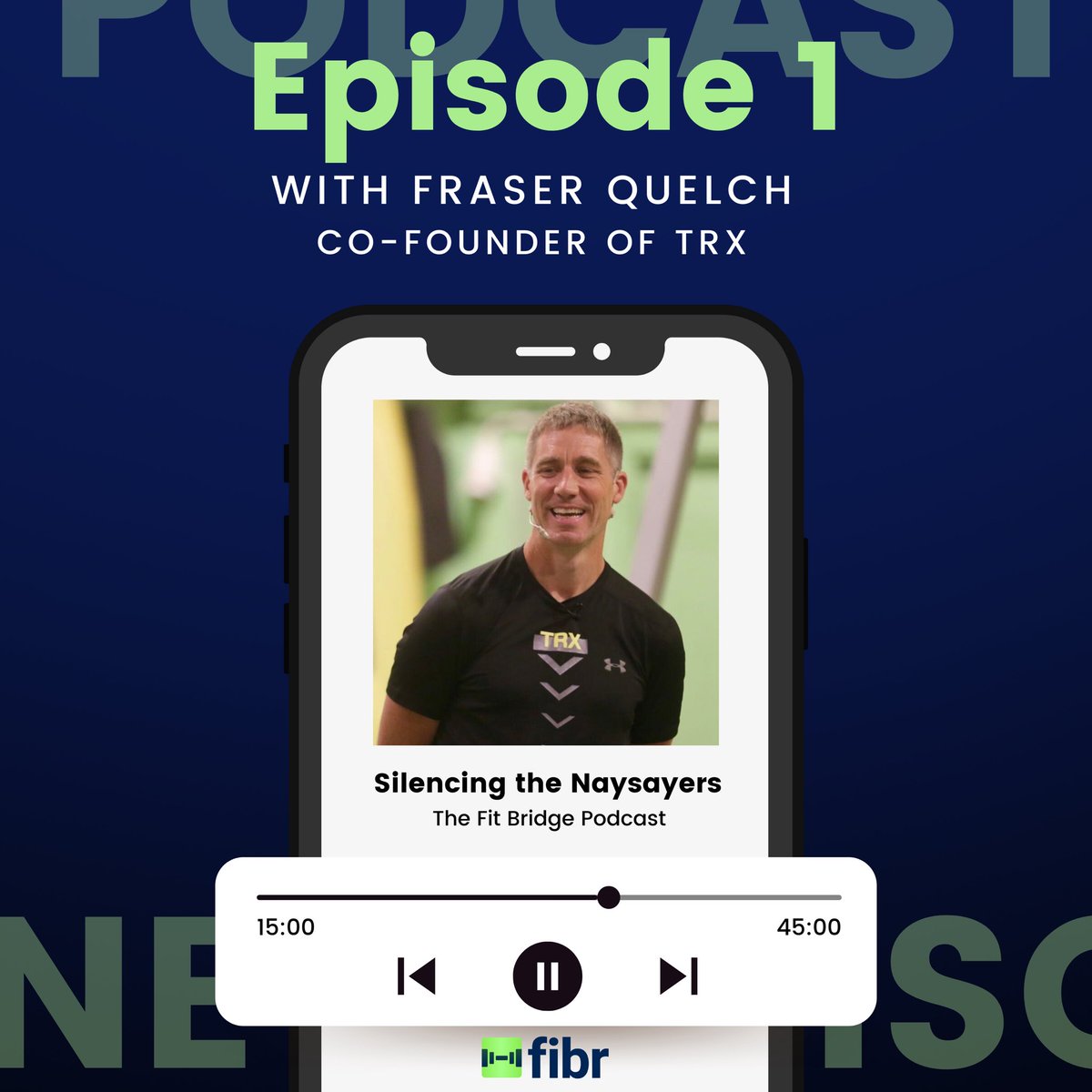 fibr_fit's tweet photo. 🎙Tune in Tuesdays!
Episode 1 of the @The Fit Bridge Podcast, “Silencing the Naysayers” with Co-Founder of TRX and world-renowned public speaker, Fraser Quelch, unlocks the secrets behind massive entrepreneurial success and the steps necessary to build an international brand! https://t.co/t4acxSC6RB