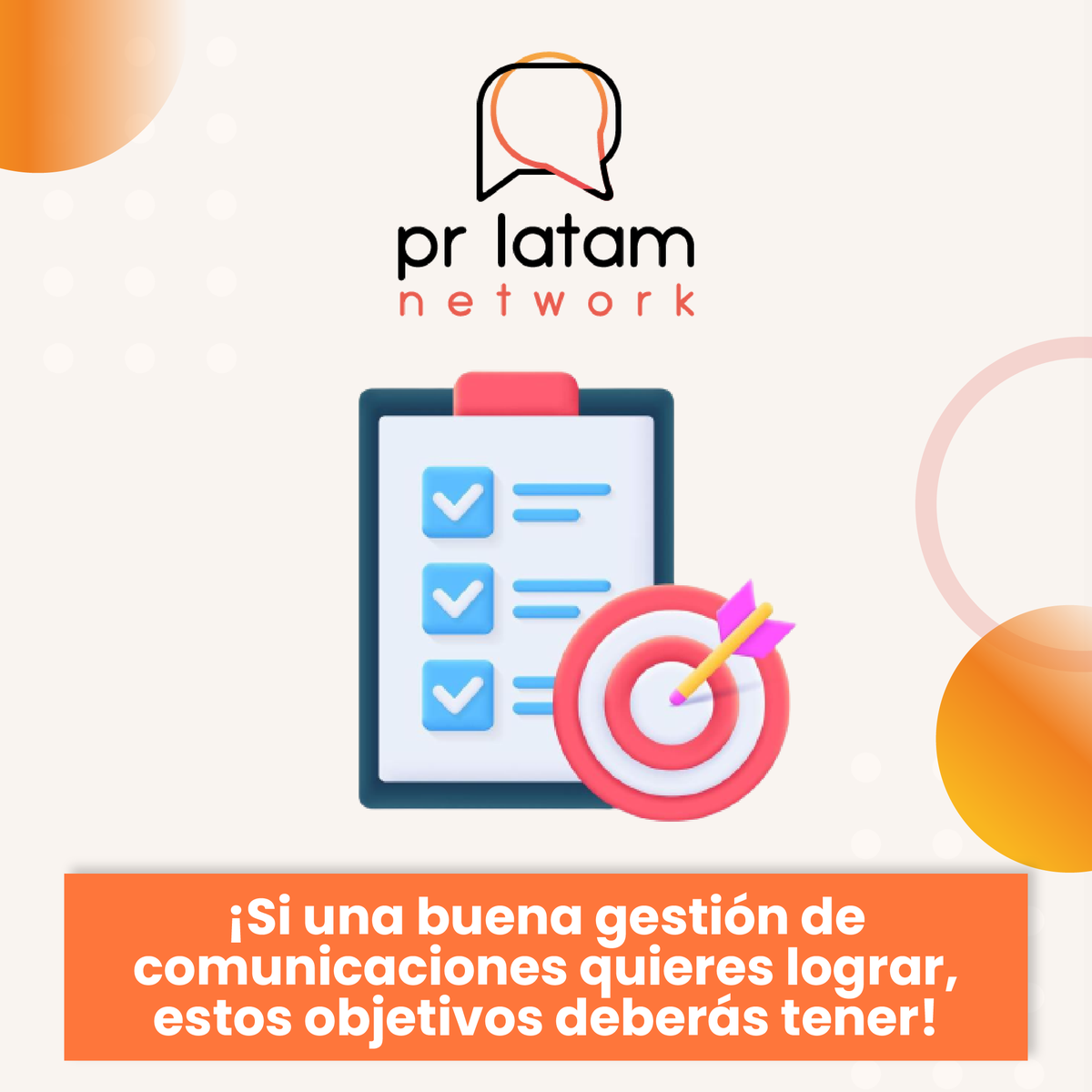 PR_Latam's tweet photo. ✅¿Sabes realizar una buena gestión de comunicación en tu empresa? Hoy te presentamos los objetivos que deberás tener en cuenta a la hora de dar a conocer a tu marca en el mercado. 

Conoce más en: https://t.co/0gSTJywl15    

#socialmediaday #b2b2c #mercadosemergentes #PRLatam https://t.co/QB06cUdnql
