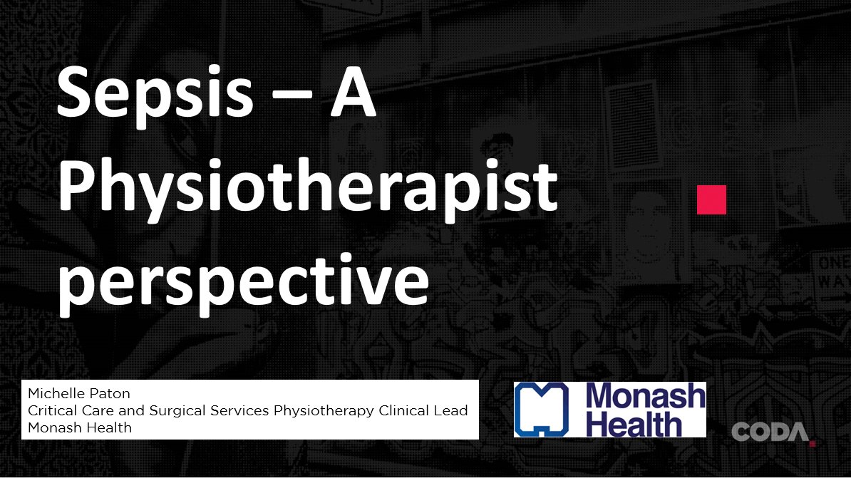 Privileged to have been able to contribute to the discussion around the management of septic patients and wholistic care #coda2022 #worldsepsisday2022 #earlymobilisation #criticalcare #MDT #physiotherapy