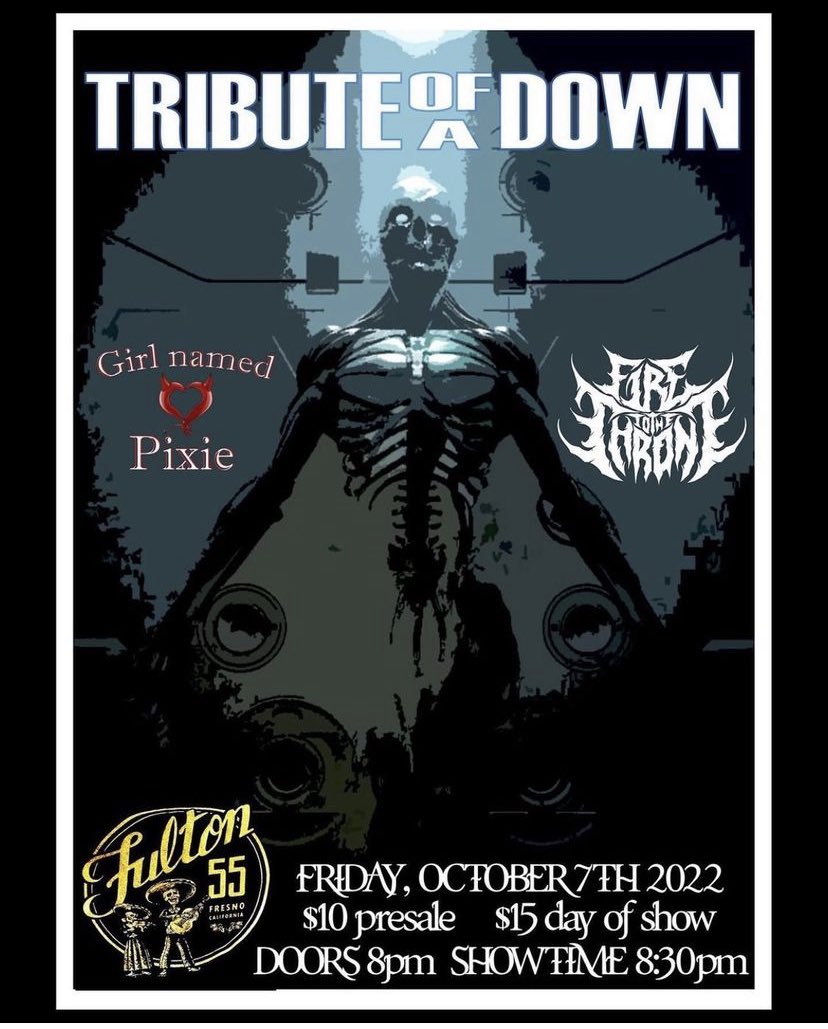 girlnamedpixie's tweet photo. Friday October 7th 2022, we will be live at Fulton 55! Tickets are available for purchase now please follow the link attached below!
Presale $10 and $15 ATD. This is a 21+ event.
https://t.co/WIcEmW5Vrg https://t.co/SLxflnhuRU