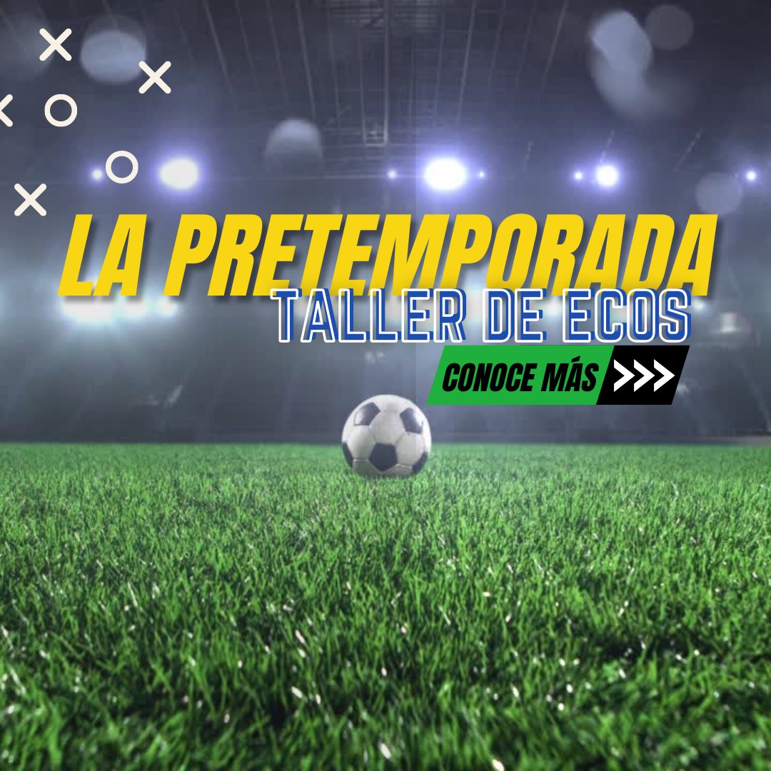 epjguate's tweet photo. Prepárate para aprender una NUEVA estrategia de juego para vivir en ECO: Taller de Ecos - La Pretemporada🙌🏻

- Dirigido a: 
⚽Ecos Activas e inactivas

Actívate escribiendo al 4454-5755✨

☝🏻Próximamente taller para Ecos desintegradas (sin eco)
#ActivacionEcos #ComiteEcos #Taller https://t.co/u7J5Qz6M7x