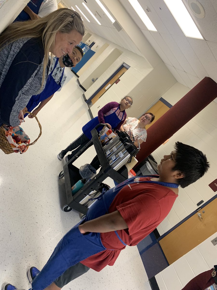 MStolnis's tweet photo. Charger’s Rolling Cafe 2022-2023 Grand Opening!
Students love being employees of the coffee cart while practicing and generalizing a variety of functional skills. My favorite part just might be the special relationships students make with so many teachers. #specialedchat https://t.co/0JyIwGFu9i