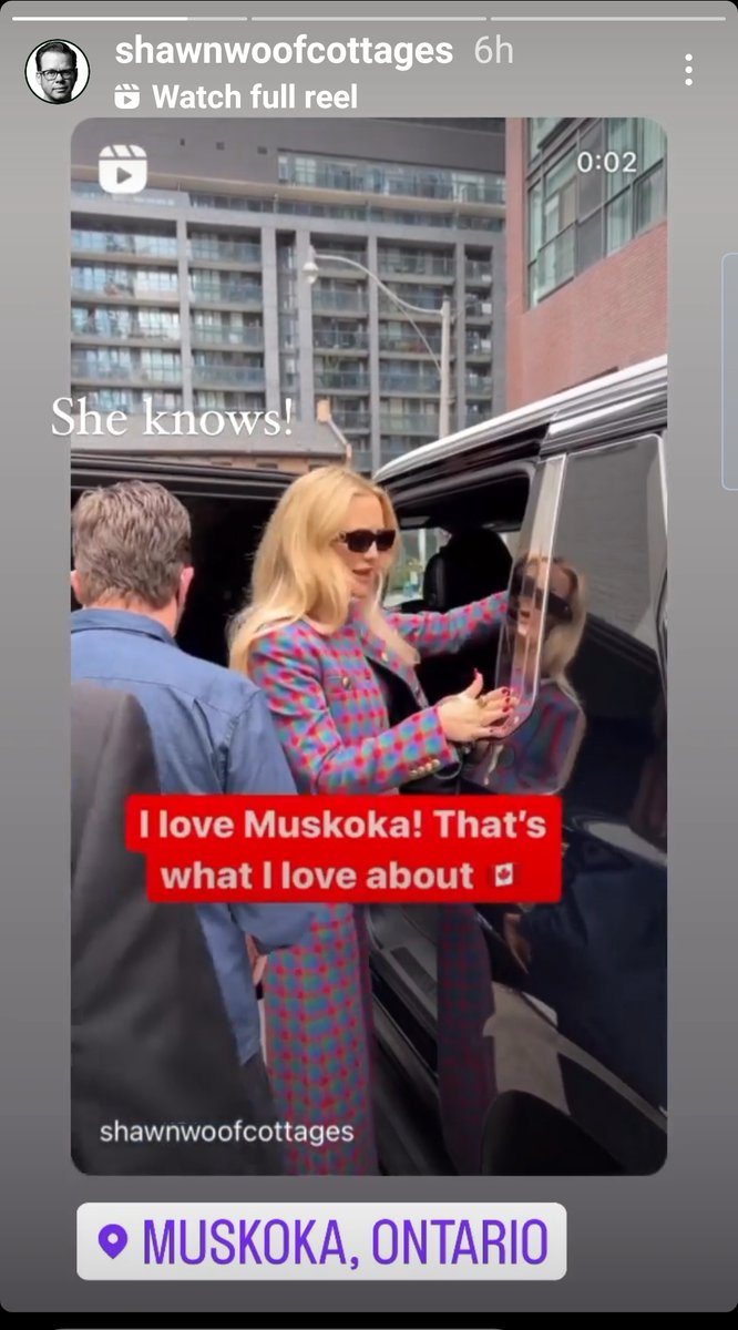 Muskoka411's tweet photo. Kate Hudson was asked what she loves about Canada ? 
"Muskoka that's what I love about Canada" 
#TIFF2022 https://t.co/Aj3qtZWLZN