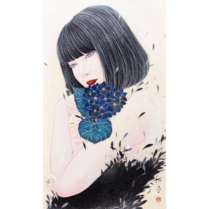 "ずっと、ずっと。"2022年制作丁子紅子×Beniko Choji9月17日(土)～22日(木)10:30～18:30*会期中無休ギャラリーアートもりもと 