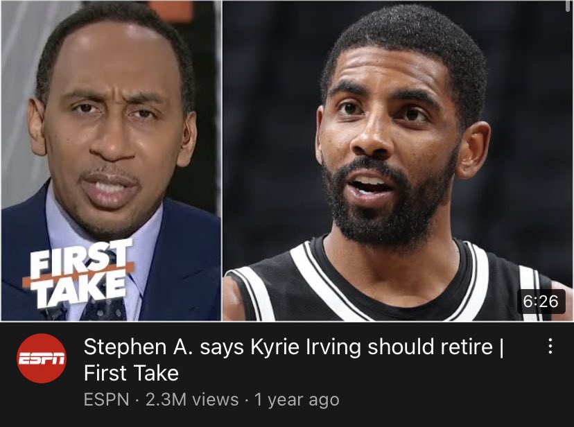 <a href="/LegionHoops/">Legion Hoops</a> <a href="/FirstTake/">First Take</a> This you Steve? <a href="/stephenasmith/">Stephen A Smith</a>