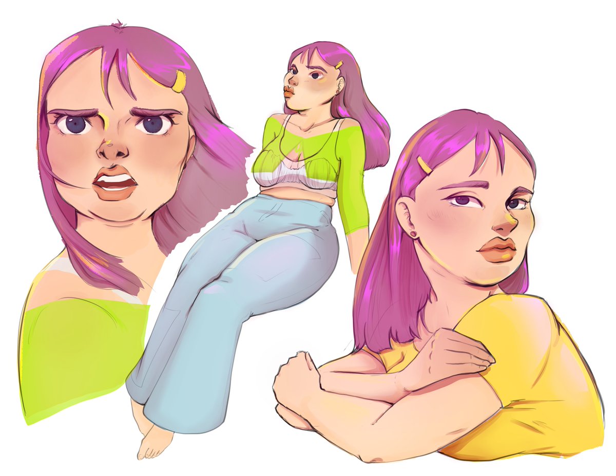 Sarah_Ray_Art's tweet photo. I named her Eva! I'm in love with her 😍 Original character concept art sketches.
#conceptart #conceptartist #characterart #characterconceptart #illustration #digitalart #CLIPSTUDIOPAINT #digitalillustration #sketch #charactersketch #originalcharacter #originalcharacterart #anime https://t.co/iLpFpInt6w