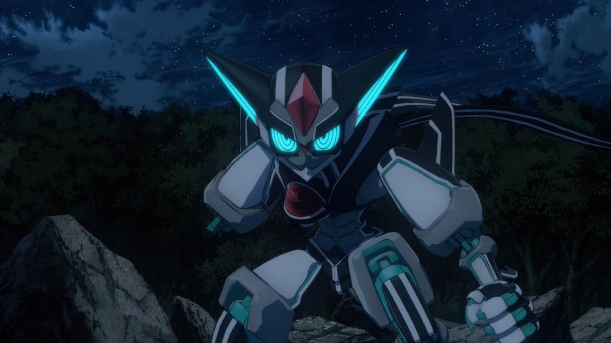 giantrobotfm's tweet photo. Fun fact: Given that @nekogaeru hadn't had much experience with giant robots, he required assistance with the mechanical designs of #PlanetWith. Notably, he enlisted the help of two experienced illustrators. First up: Yoshitsune Izuna. https://t.co/YAtR7YMqtS