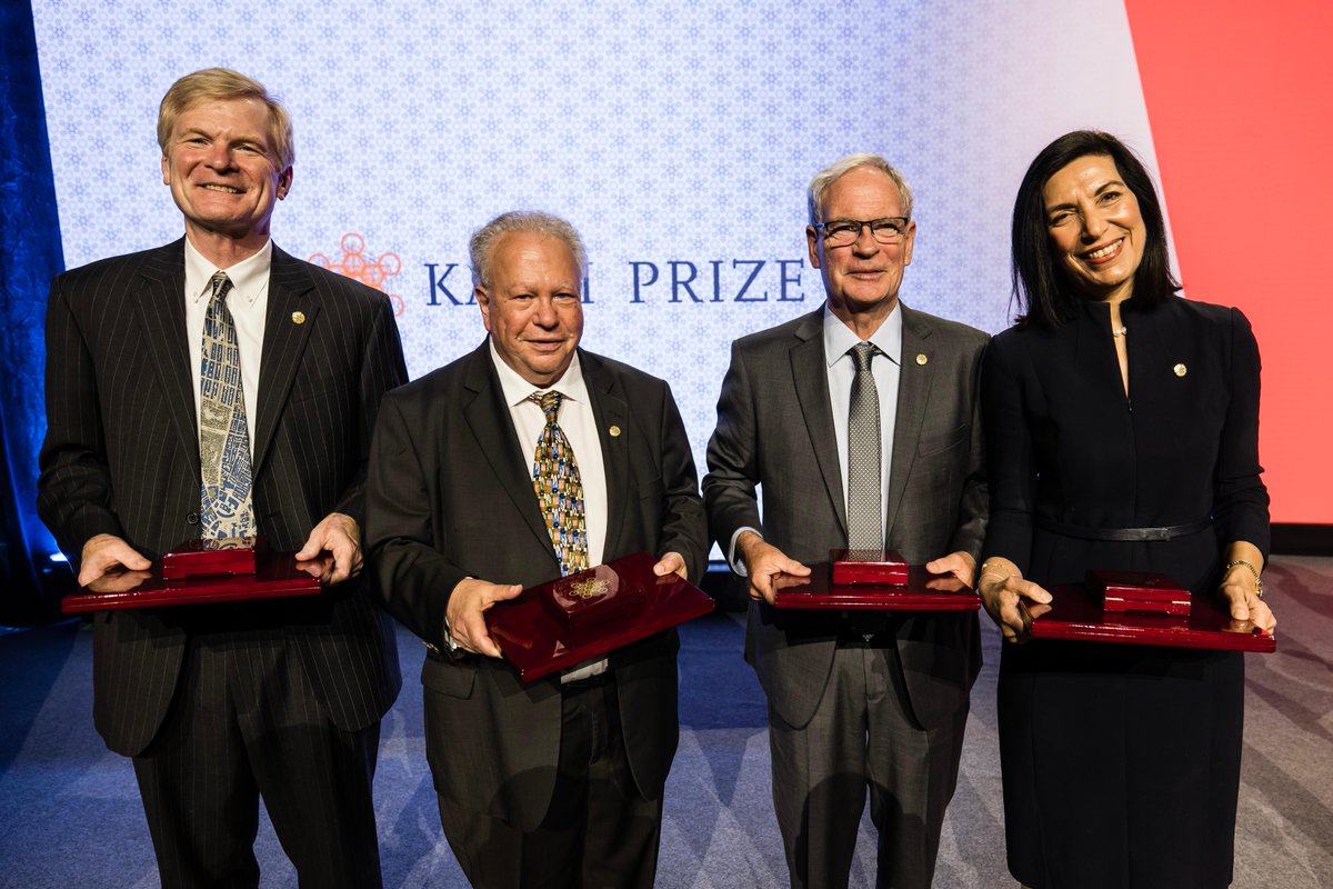 TexasChildrens's tweet photo. Congratulations to Dr. Huda Zoghbi who was presented the prestigious @KavliPrize in Oslo, Norway for her contributions in the field of neuroscience. His Majesty King Harald V presided over the awards ceremony where 11 laureates were honored. Learn more: https://t.co/cwaV8bMgvH https://t.co/R3eiYV8Kvy