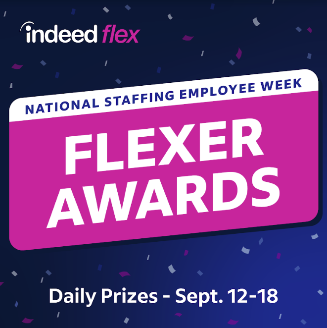 In honor of National Staffing Week, we are excited to celebrate some of our outstanding Flexers for a job well done! Stay tuned for the winners announcement!