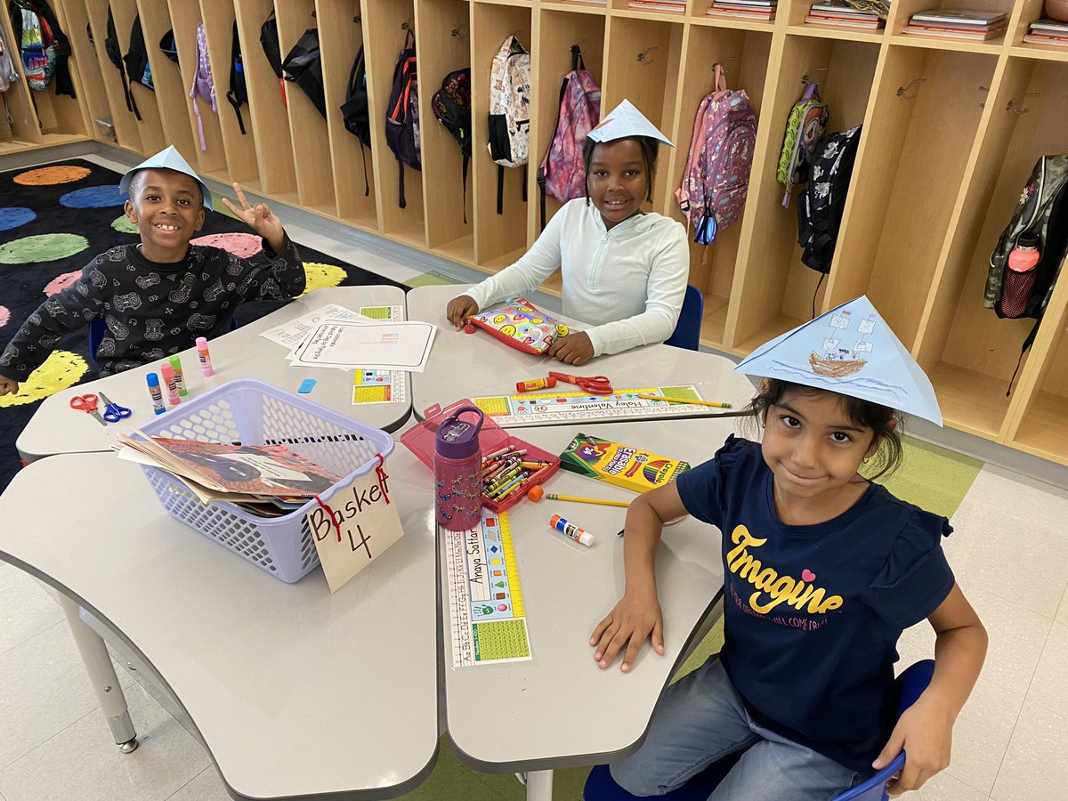 MrsAHynes's tweet photo. Part 2: 2nd grade learned about Commodore John Barry today and made some captain’s hats to show our learning. #fatheroftheusnavy #commodorejohnbarry #rss11 @RotellaWarren https://t.co/dkSXMV8ZH5