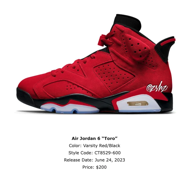 MADCAB100's tweet photo. YO! Let's Play This Or That! Ya'll feeling the Jordan 6 Toro's OR The Jordan 1 Washed Pink's Coming 2023 #streetwear #Jordan6 #Jordan1 #Sneakerheads #sneakerhead #Sneakers #hiphopculture #hiphopisreal https://t.co/7D2h5RYpSF